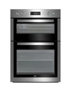 Beko Bdf26300X 60Cm Built-In Electric Double Oven With Connection - Stainless Steel